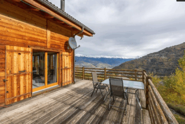 Beau chalet avec vue panoramique